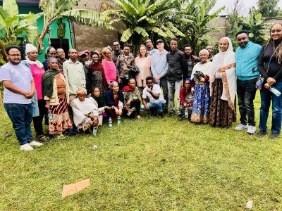 Pastor Craig Rees during partner visit at Shone Yehiwot Berhan CarePoint