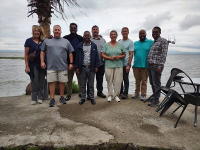 Global Missions Director for Central Wesleyan, Patricia Jones, during partner visit at Shone Yehiwot Berhan CarePoint