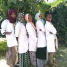 Young women in Ethiopia striking a pose in their new school uniforms, provided by their CarePoint. These young women are Ethiopia's future doctors, lawyers, and leaders!  (Kombolcha CarePoint | Ethiopia)