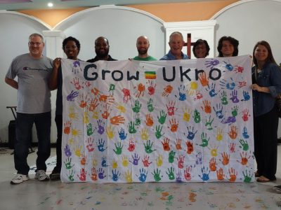 Frontline Community Church partner visit at Ukro CarePoint in Ethiopia